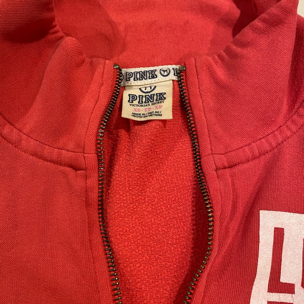 PINK vs half zip